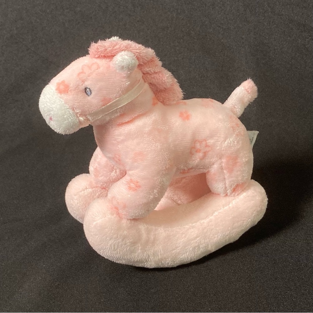 ⭐️ RARE Vintage 2005 Ty Pluffies Pretty Pony The Rocking Horse Beanie Baby